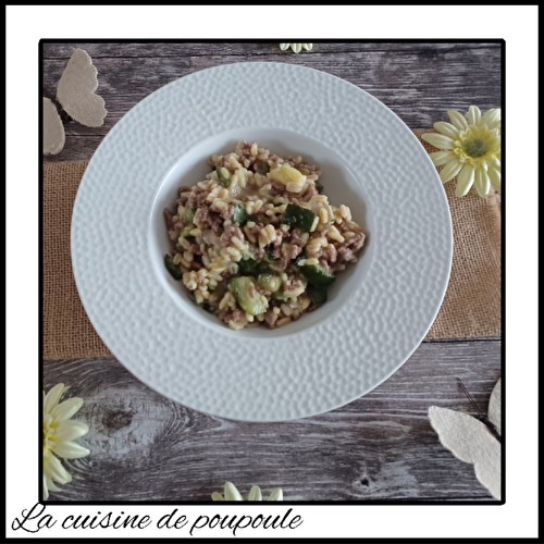 Blesotto courgettes Vache qui rit