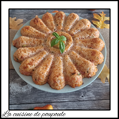 Gâteau de coquillettes jambon courgette