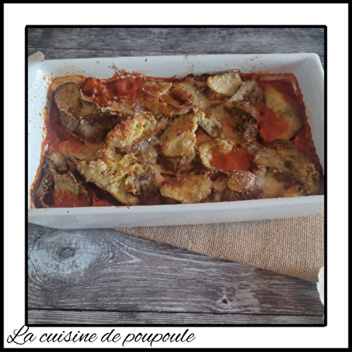 Gratin d’aubergine façon moussaka