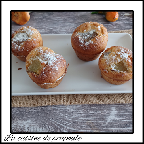 Muffins façon amandines aux poires