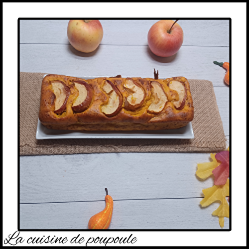 Cake léger aux pommes et au potiron