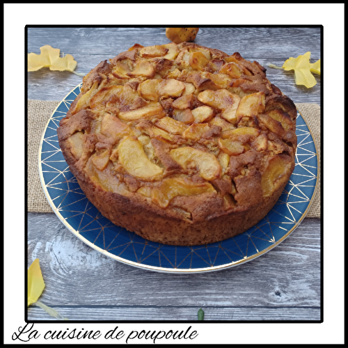 Gâteau aux pommes et épices douces de Cyril Lignac