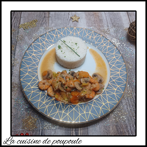 Blanquette express aux crevettes