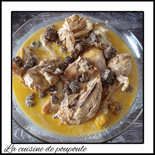 Poulet De Bresse Au Vin Jaune Et Aux Morilles De La Cuisine De