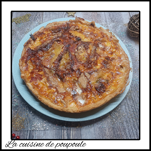 Quiche poireaux braisés & brie