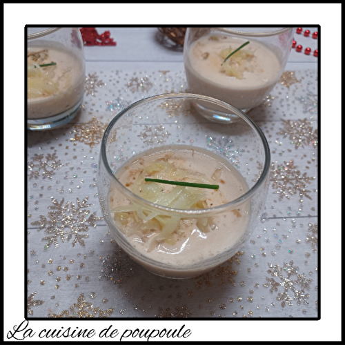 Ravioles croustillantes, crème de foie gras et râpé de pommes de terre