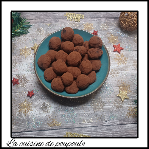 Truffes chocolat et crème de marrons