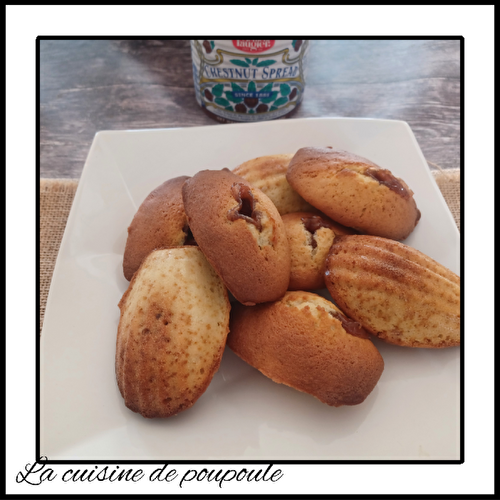 Madeleines à la crème de marron