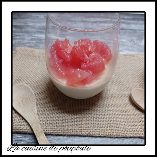 Pana cotta pamplemousse