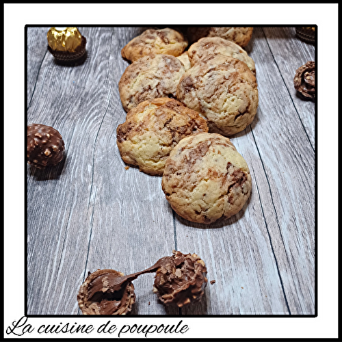 Cookie au Ferrero Rocher