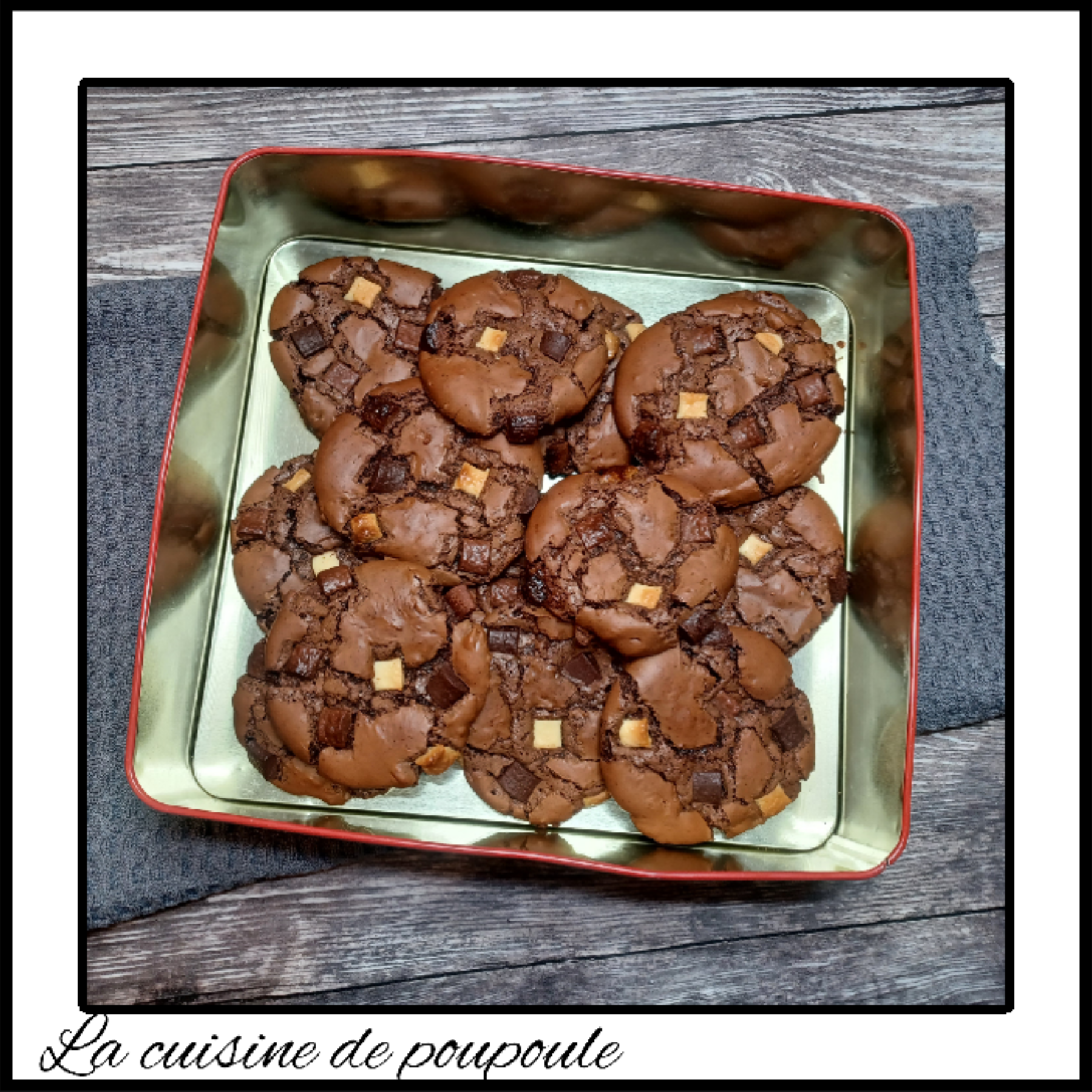 Cookies nuage au chocolat