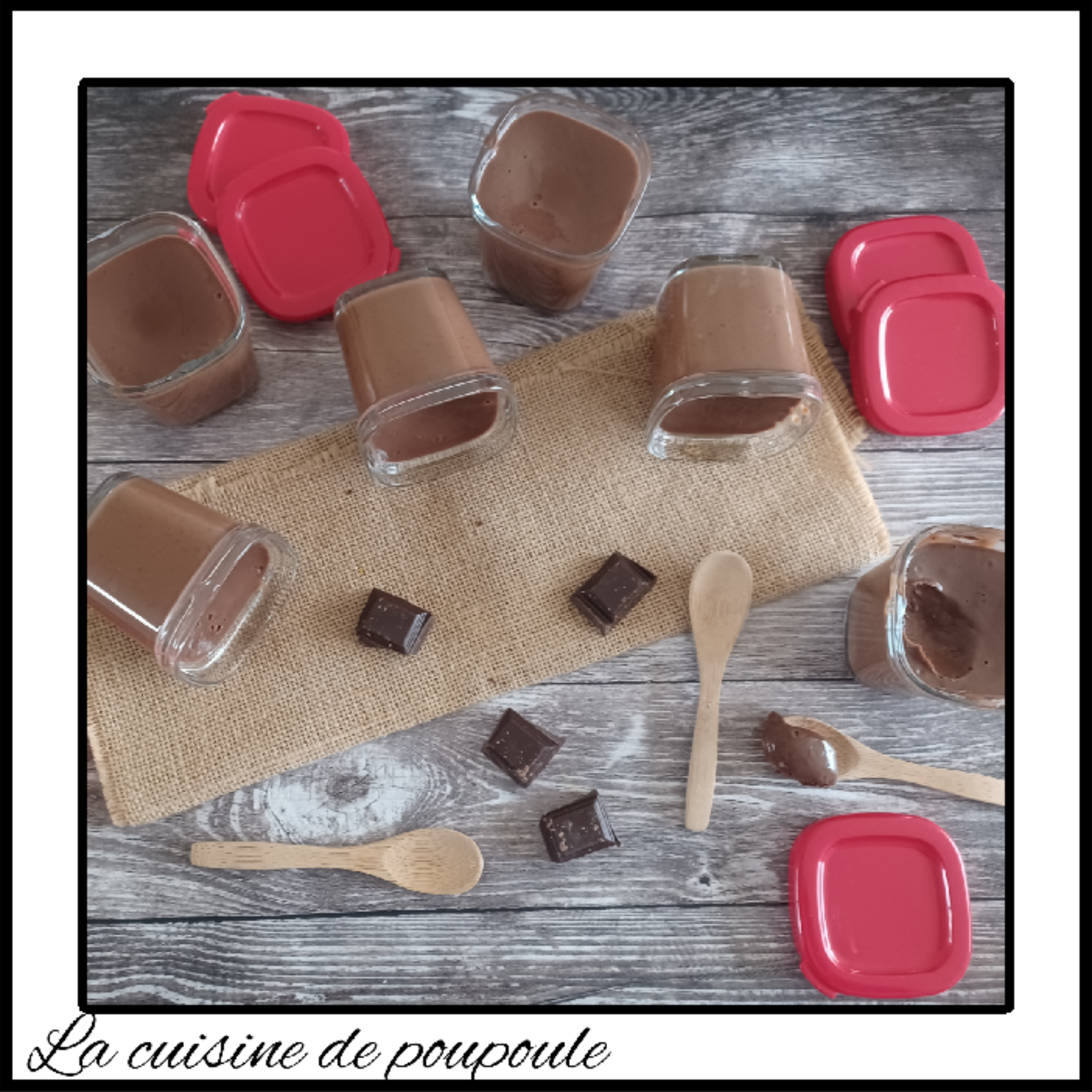 Crèmes au chocolat à la multidélices