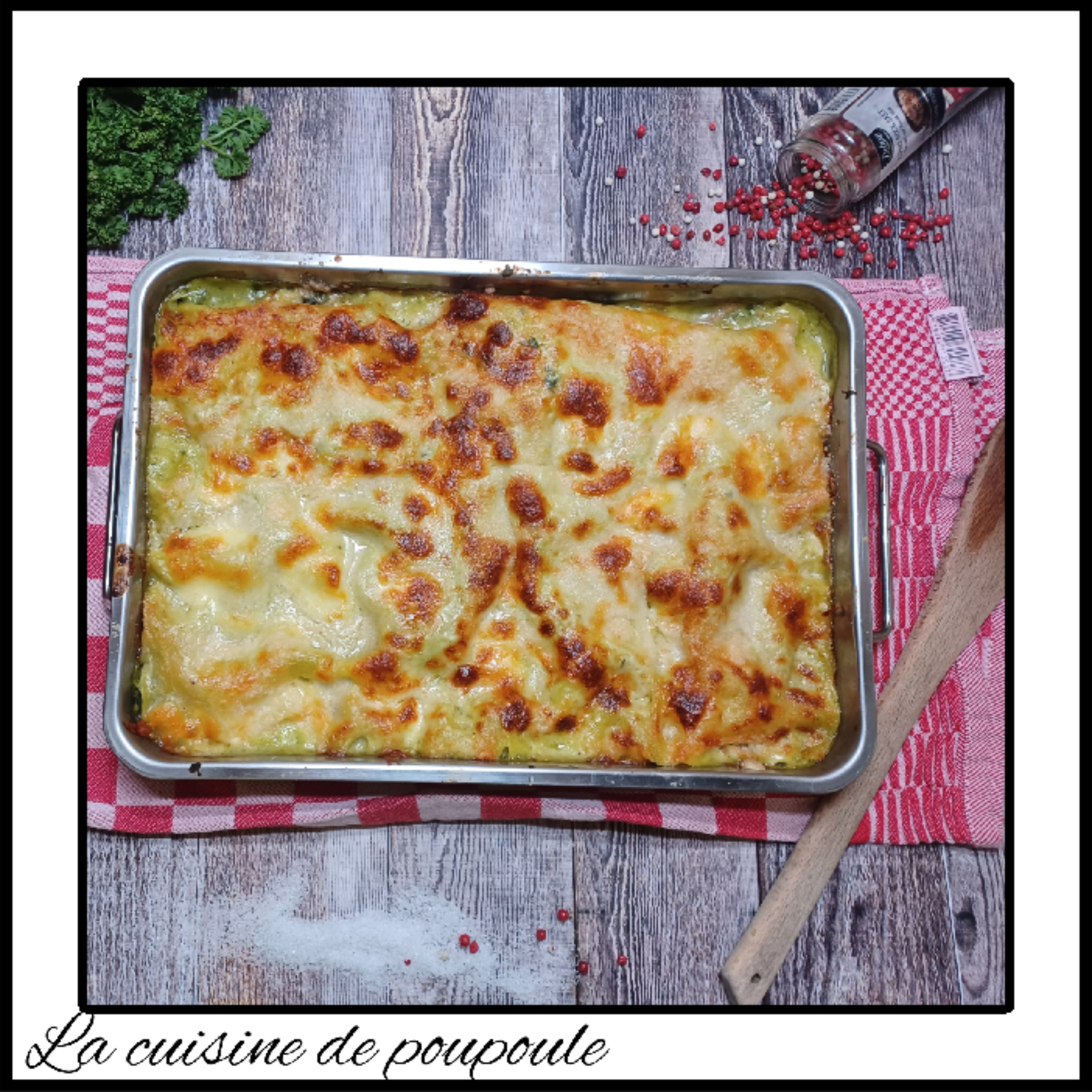 Les lasagnes aux épinards de Zoé