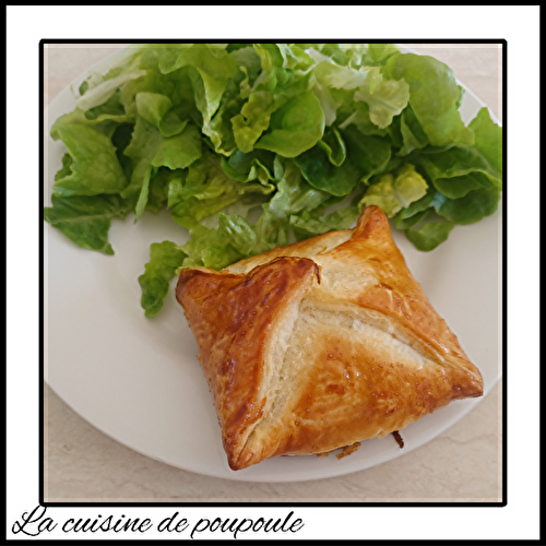 Panier feuilleté épinard, chévre & jambon