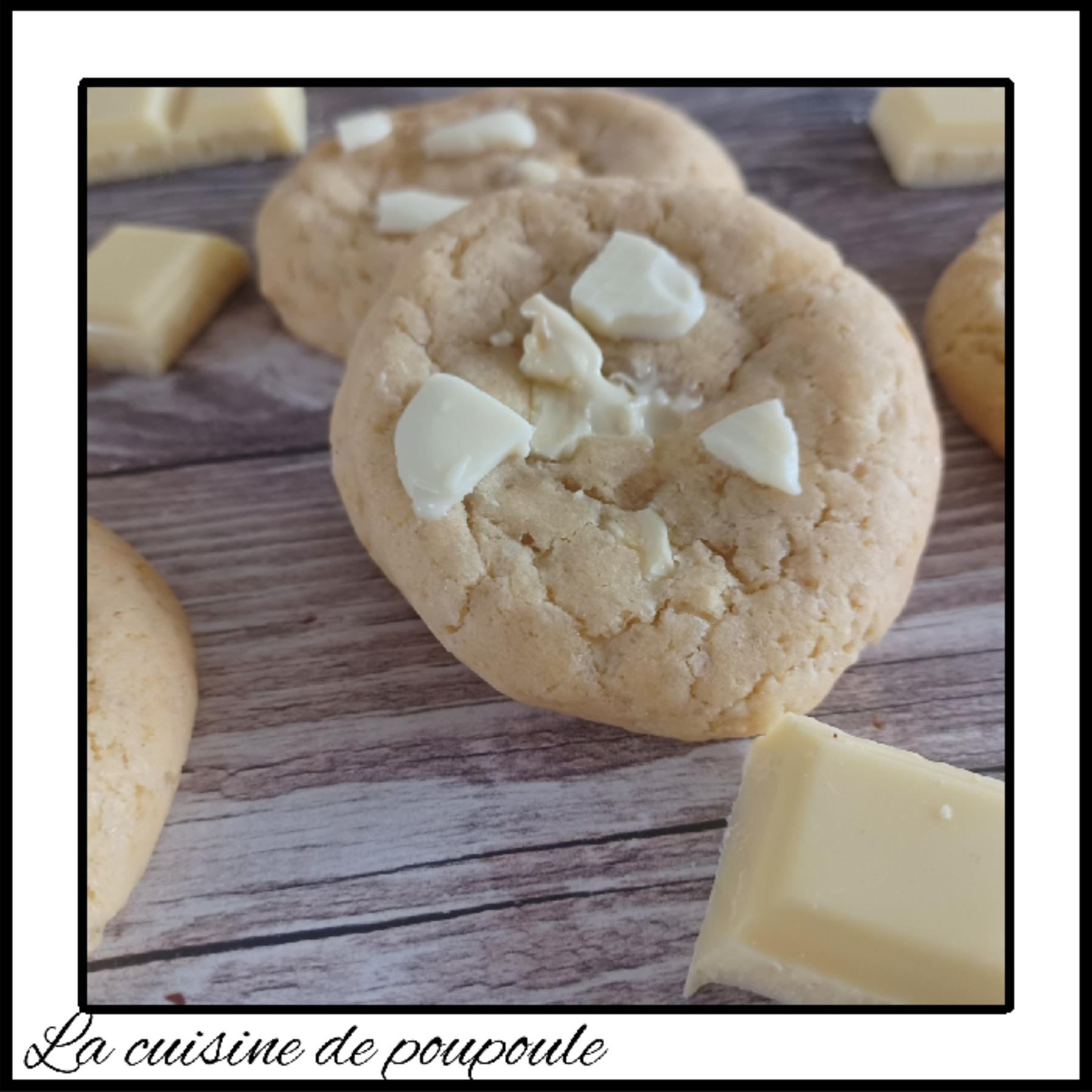 Cookies au chocolat blanc