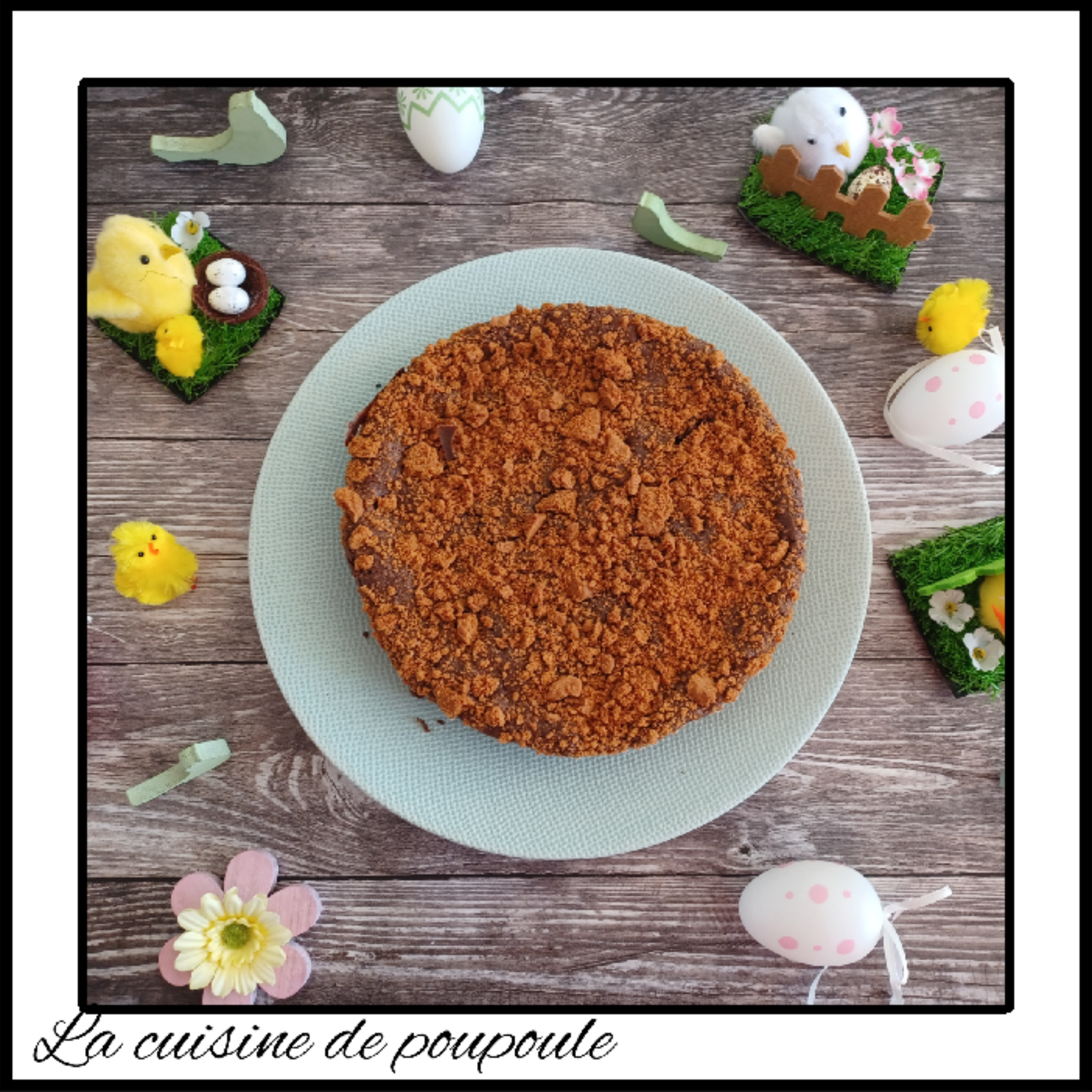 Fondant chocolat et spéculoos