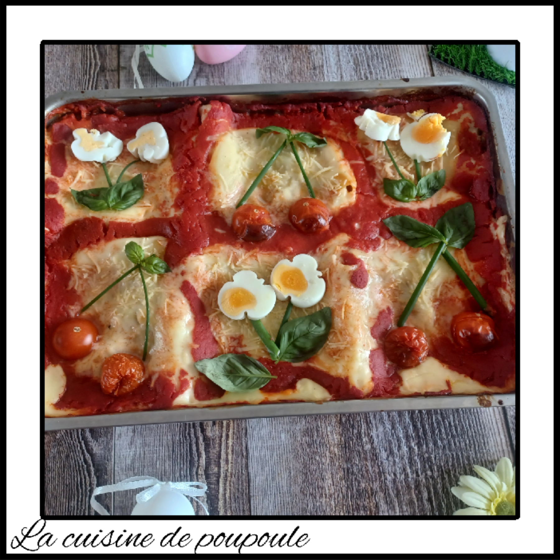 Lasagne printanière à l’agneau