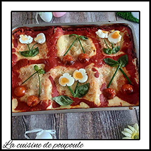 Lasagne printanière à l’agneau