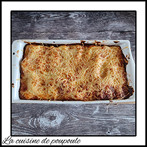 Lasagnes végétariennes (brocoli, courgette) ail et fines herbes