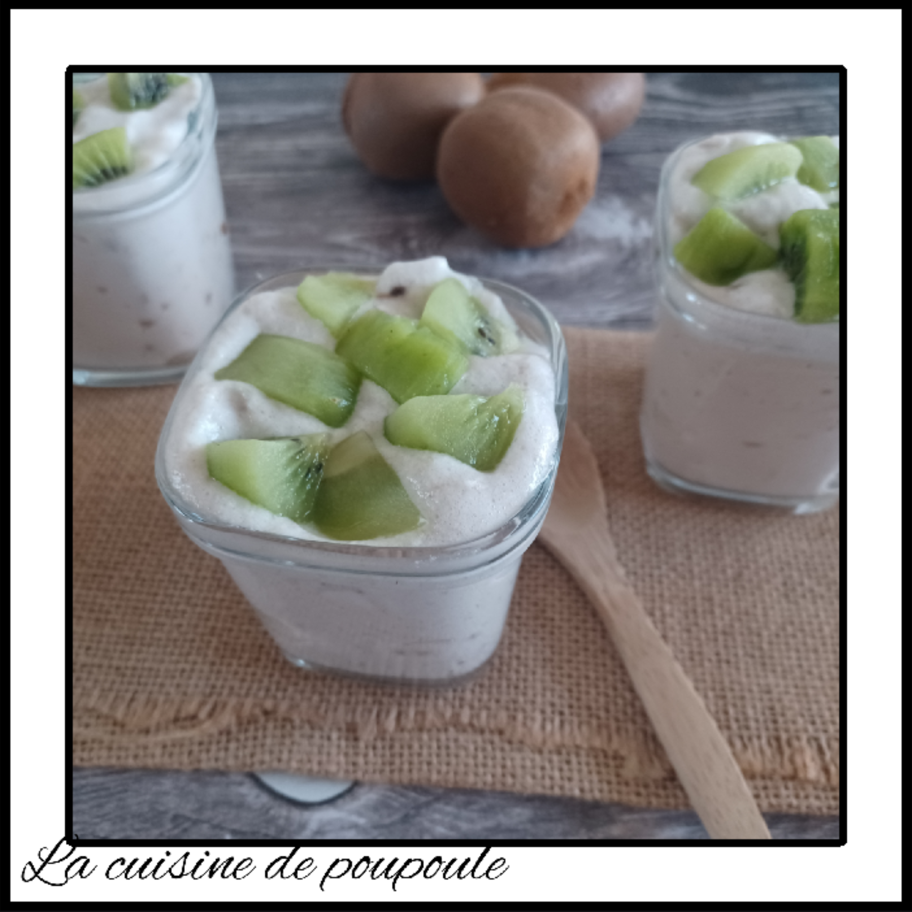 Mousse banane Kiwi