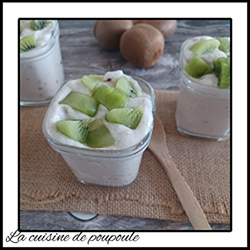 Mousse banane Kiwi