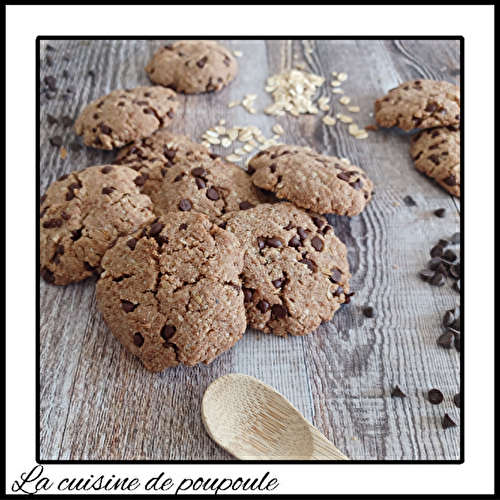 Biscuits millet, avoine et pépites de chocolat