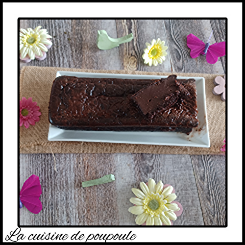 Flan chocolat et pépites de chocolat