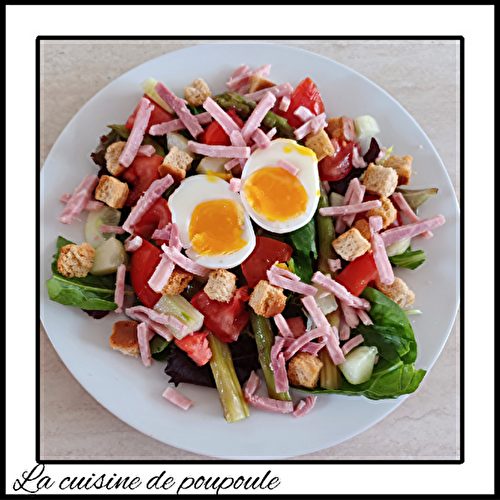 Salade aux asperges vertes et lardons