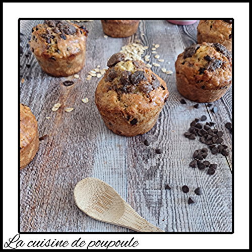 Muffins aux deux chocolats et caramel