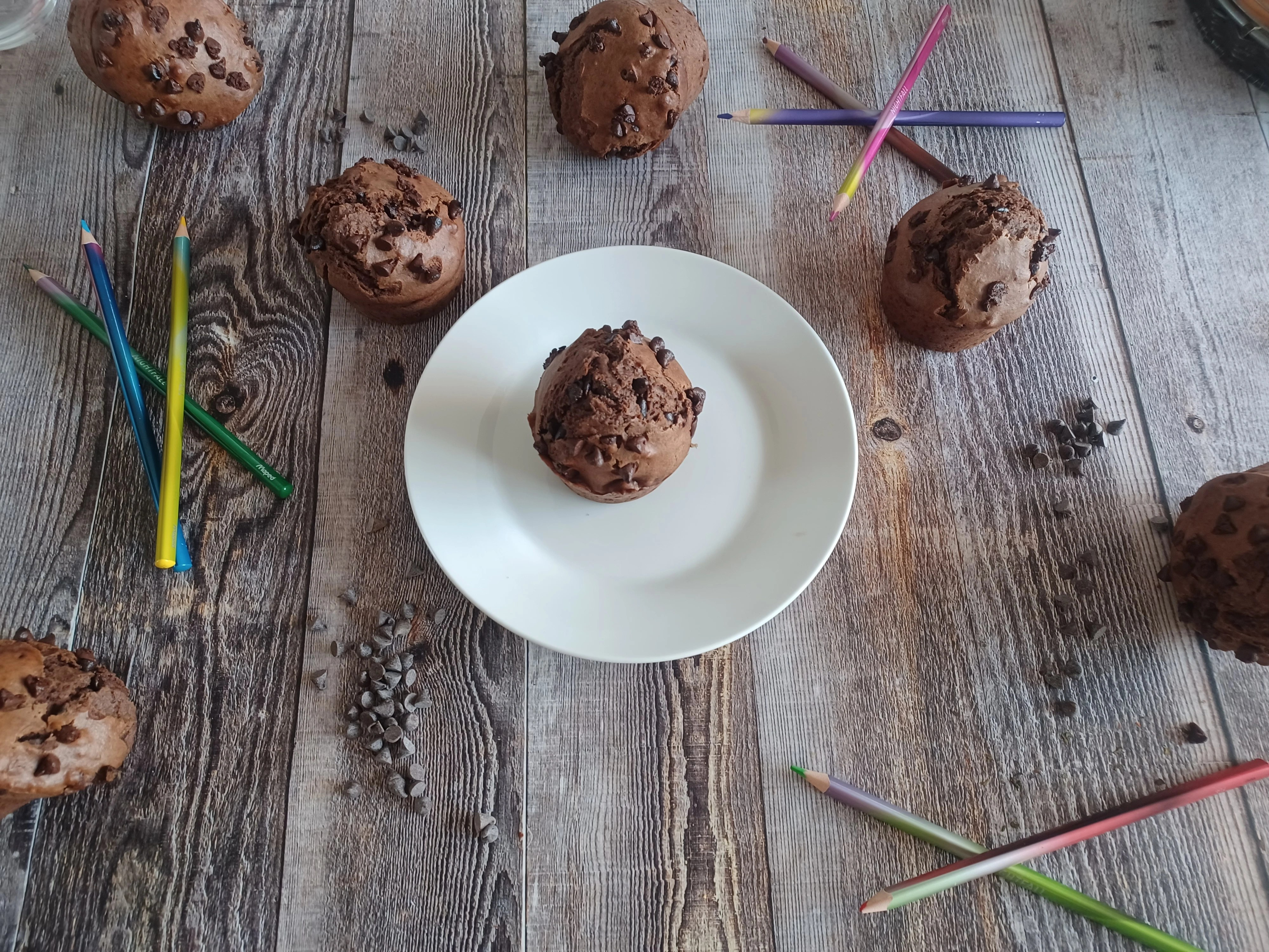 Muffins américains tout choco