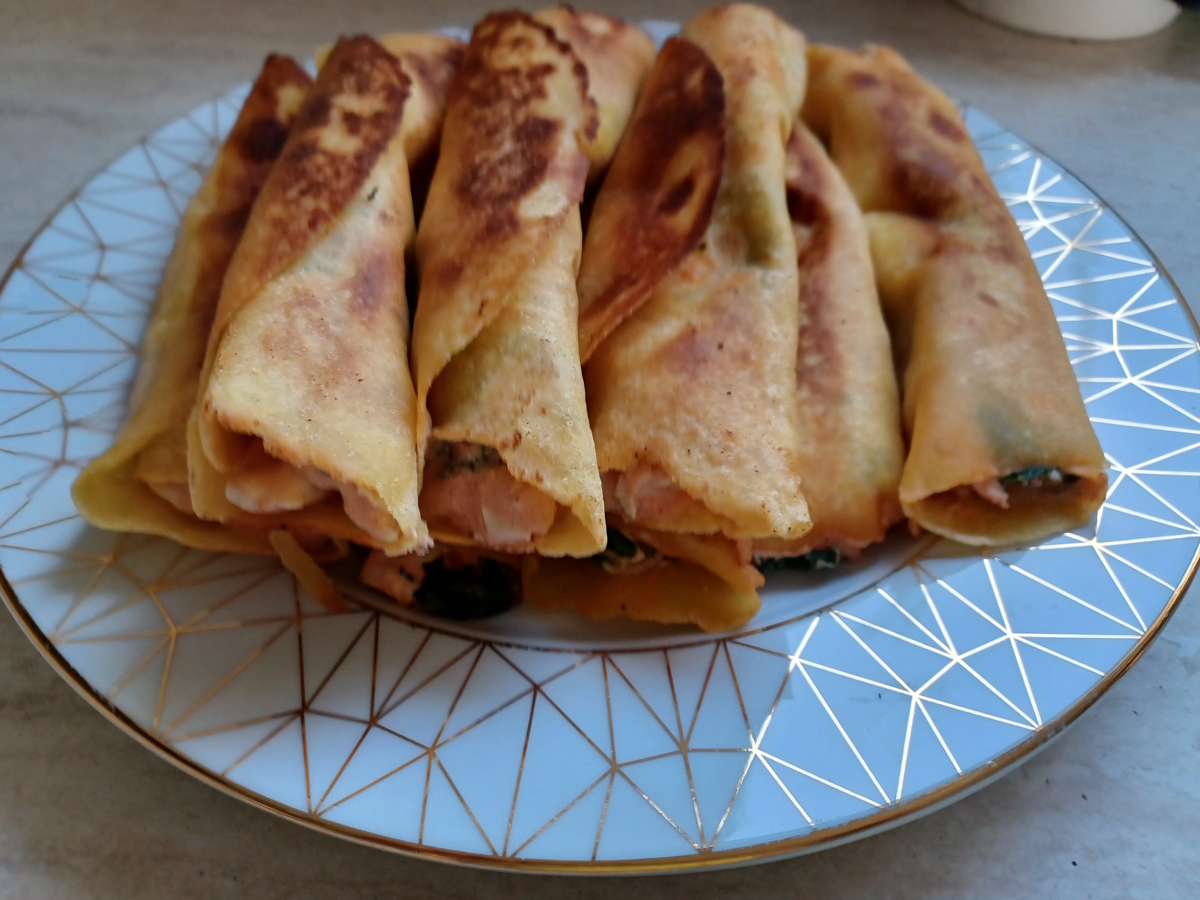 Taquitos au fromage à la crème et poulet (tacos dorados)