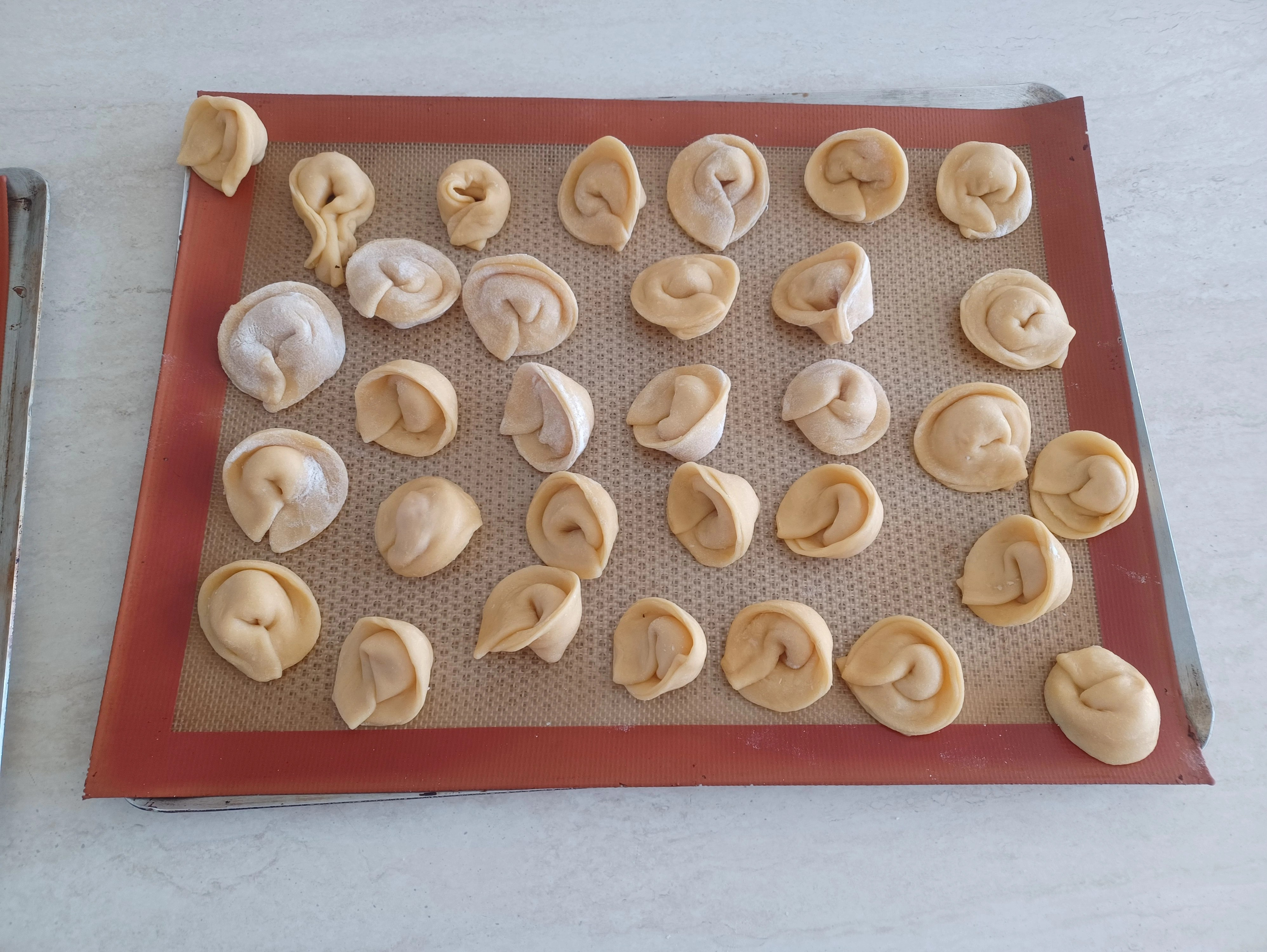 Tortellini jambon parmesan maison