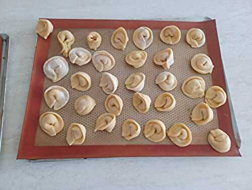 Tortellini jambon parmesan maison