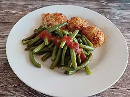 Boulettes de poulet, mozzarelle, sauce tomate ou Meatballs Kitchen