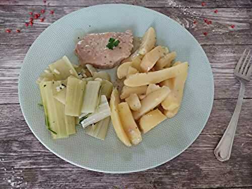 Côtes de porc et pommes de terre au cookéo