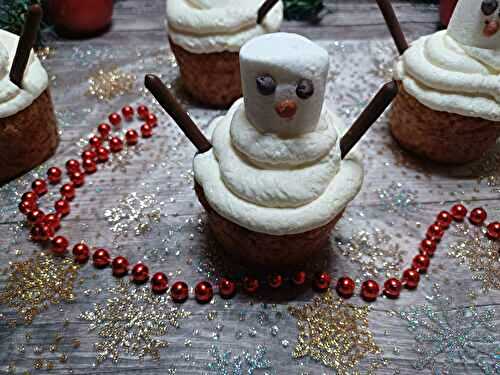 Muffins bonhommes de neige