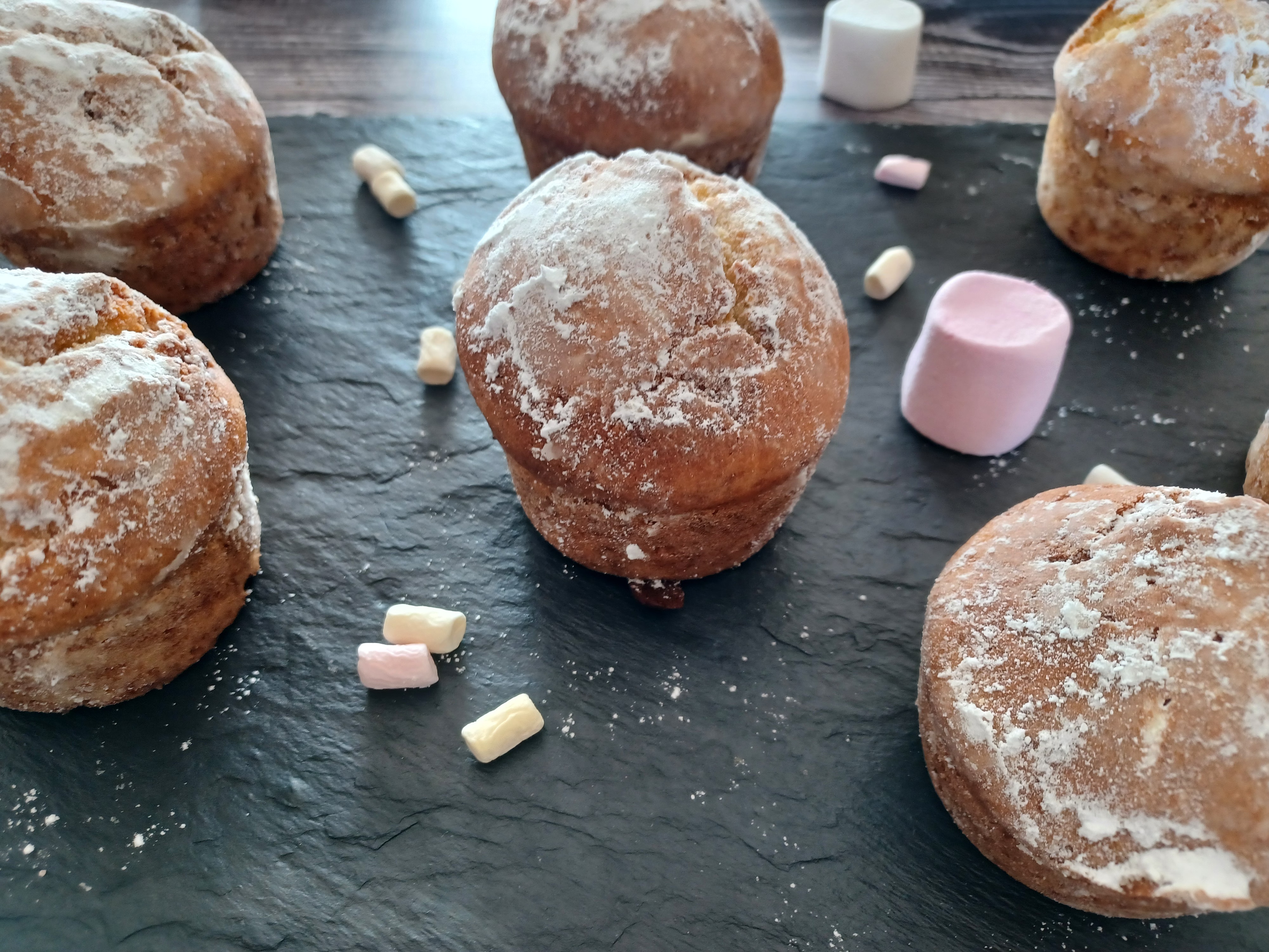 Muffins façon beignet au chocolat