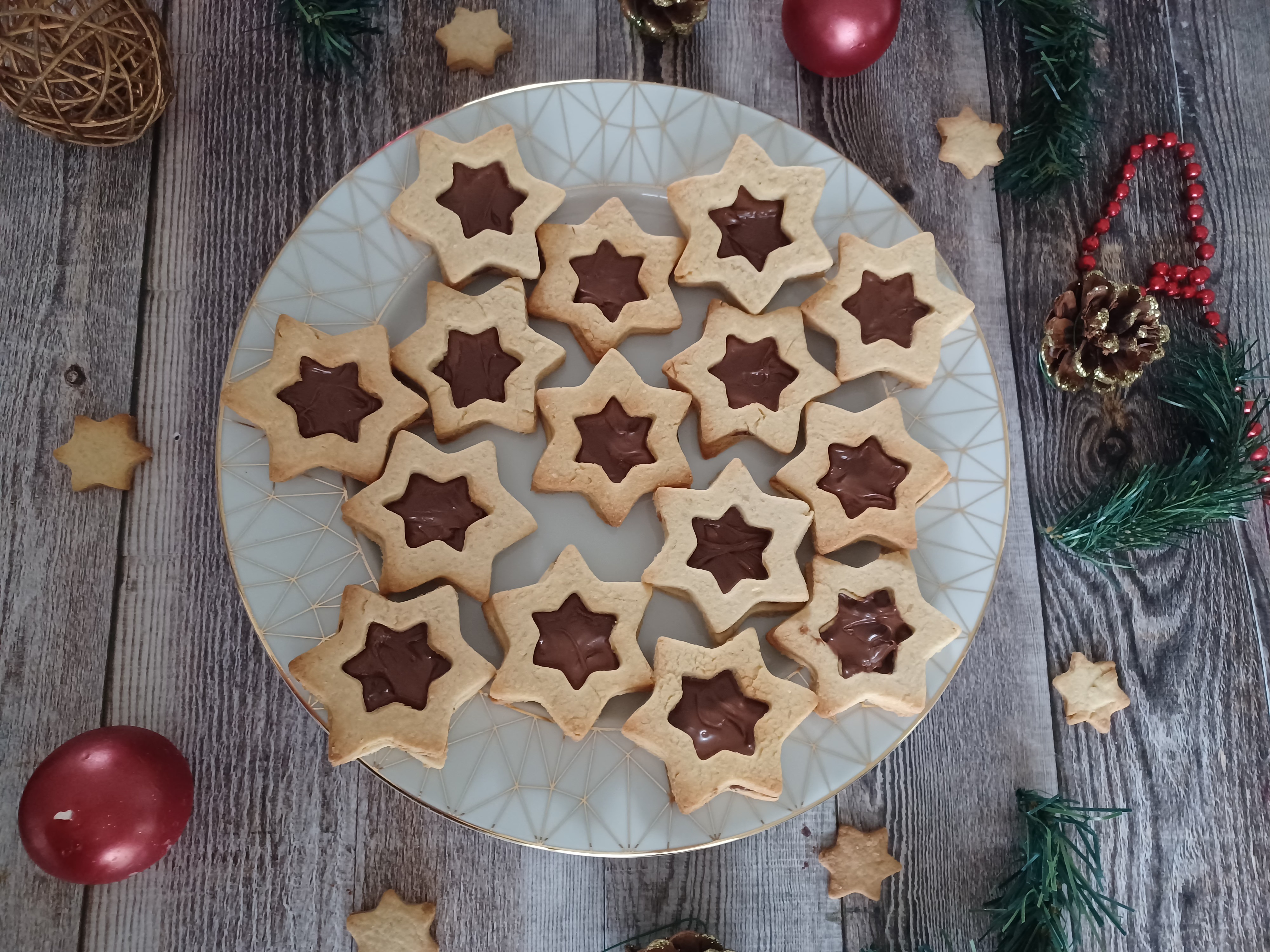 Etoiles de noël à la pâte à tartiner