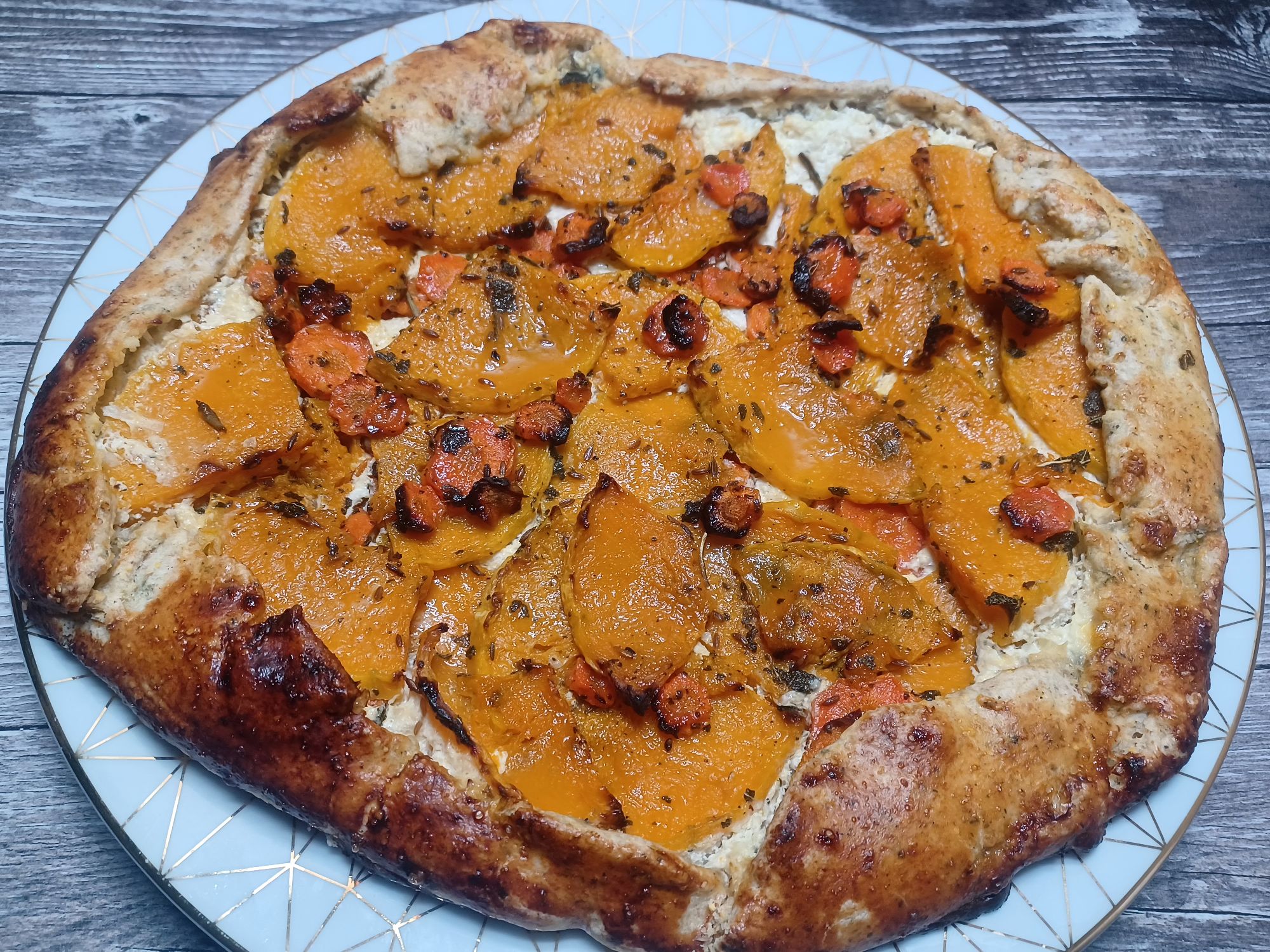 Galette de Butternut, orange et sauge de Yotam Ottolenghi