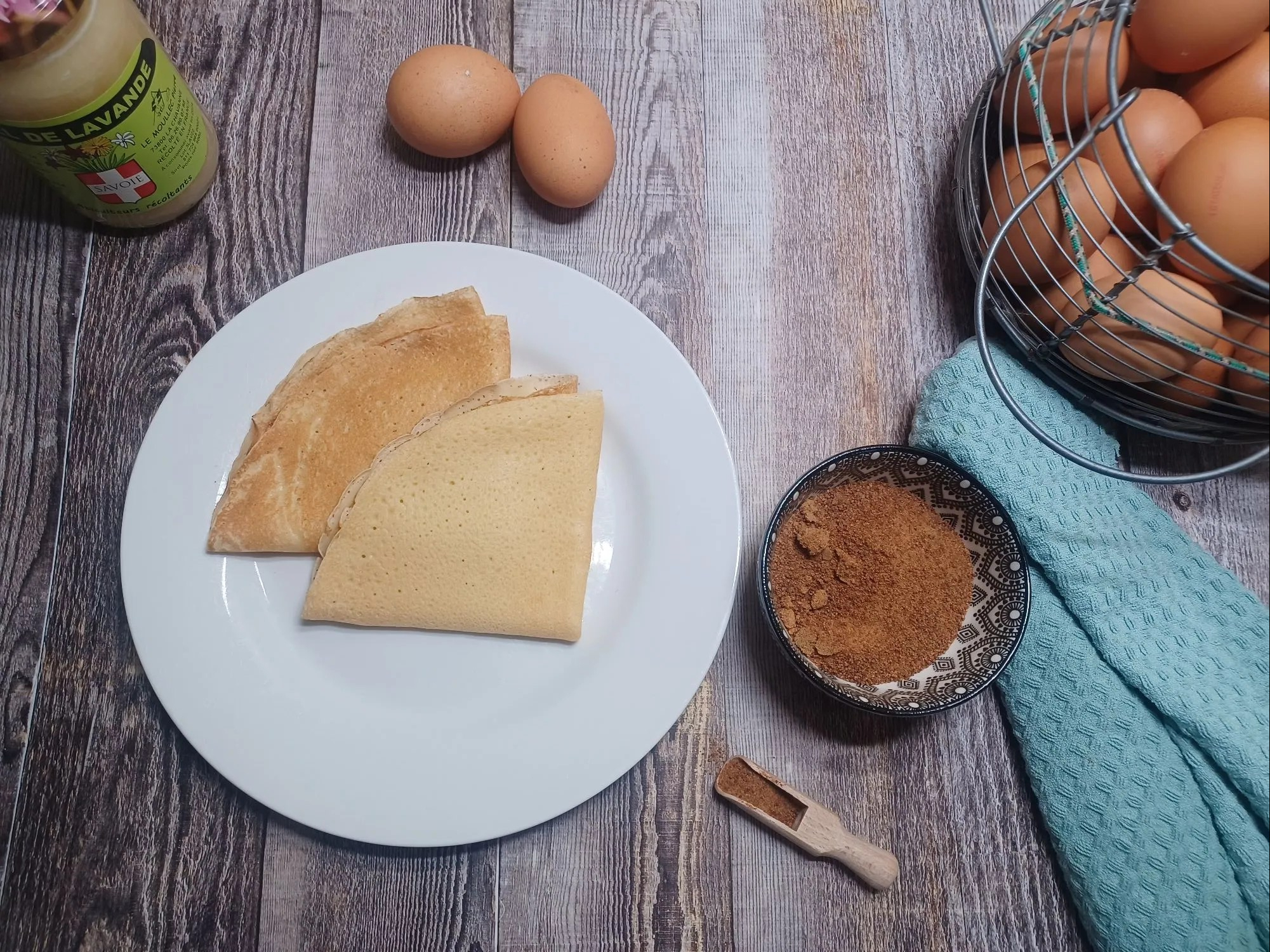 Pâte à crêpe sans beurre