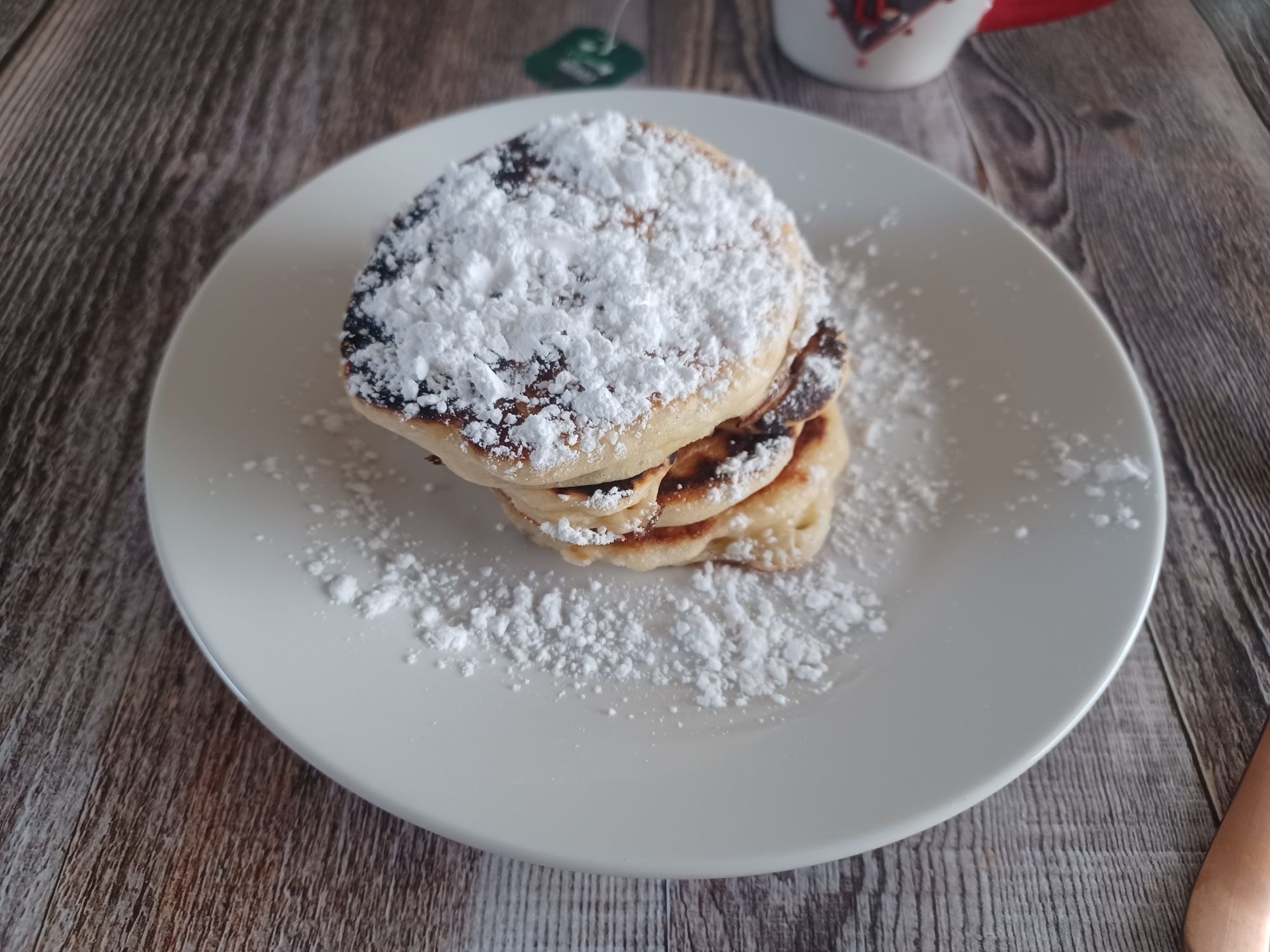 Poffertjes, petites crêpes hollandaises