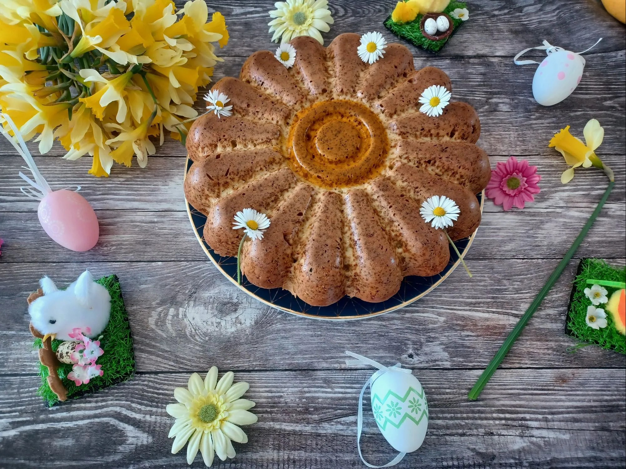 Gâteau au yaourt et farine de maïs tout moelleux