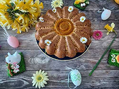 Gâteau au yaourt et farine de maïs tout moelleux