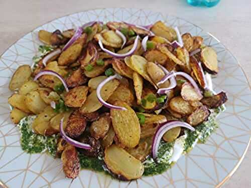 Pommes de terre au chaat masala, yaourt et tamarin de Yotam Ottolenghi