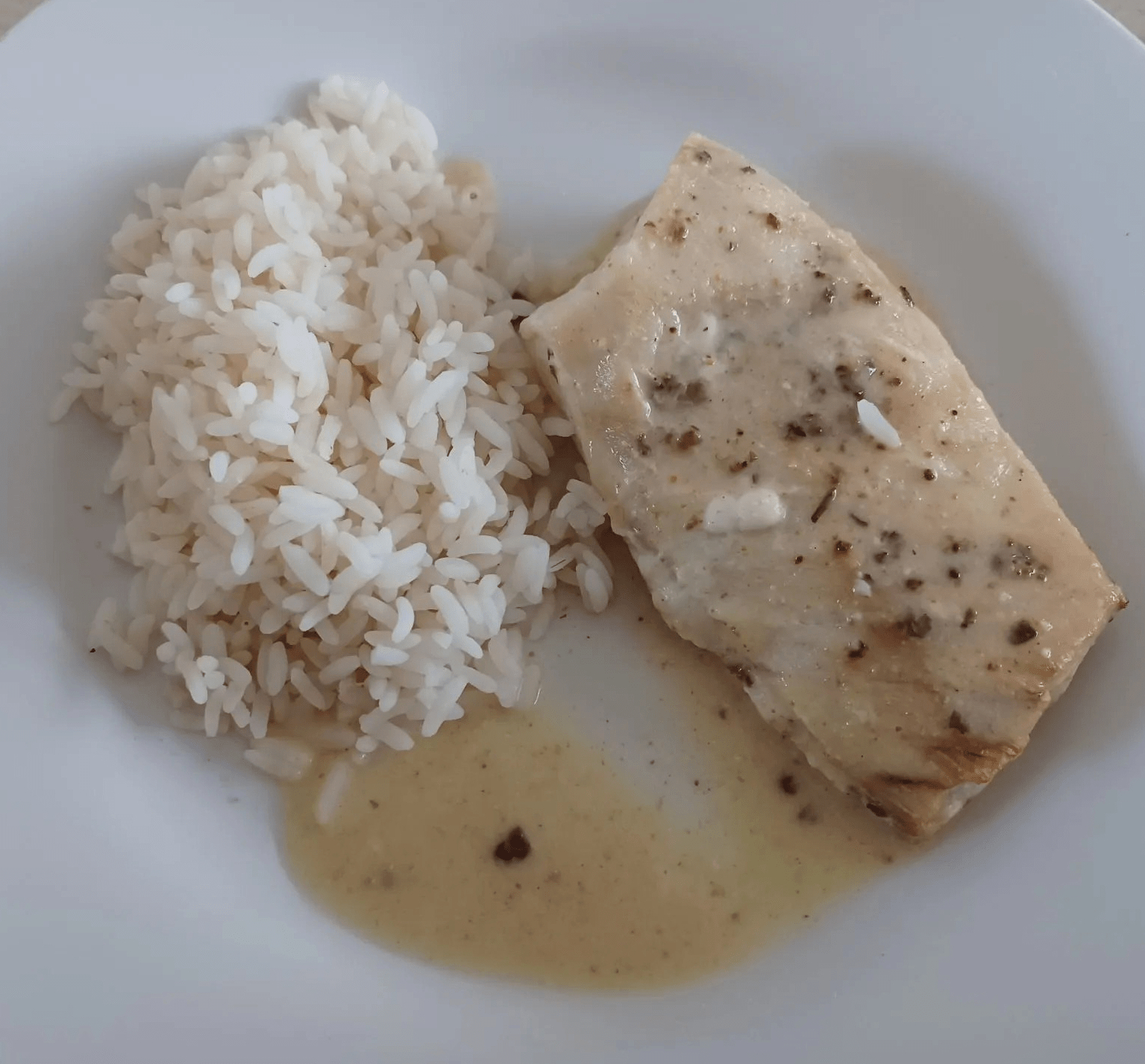Curry de poisson léger