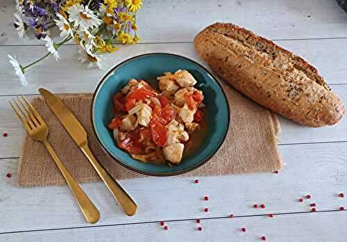 Poulet aux tomates light au cookeo