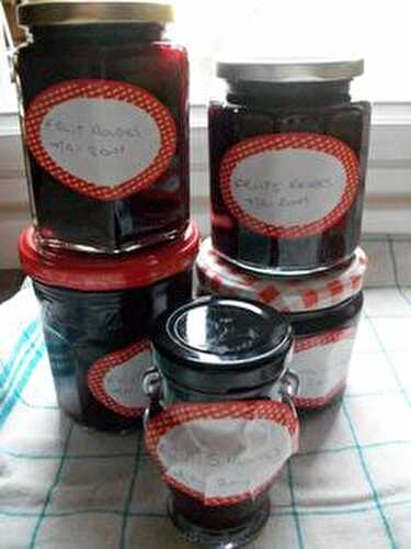 ********** CONFITURE AUX FRUITS ROUGES **********