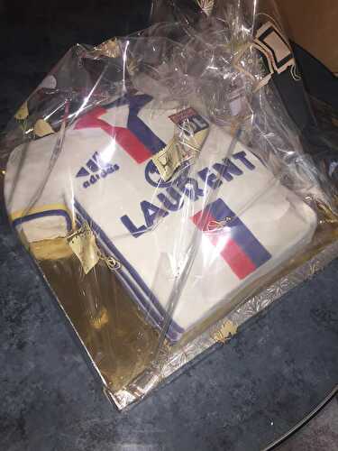 GATEAU MAILLOT DE FOOT OLYMPIQUE LYONNAIS