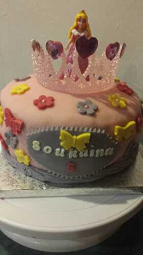 GATEAU PRINCESSE POUR LA PRINCESSE SOUKAÏNA