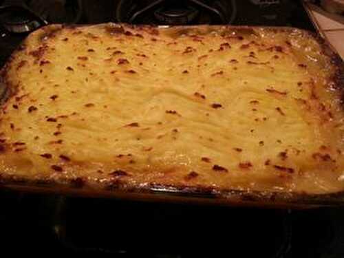 HACHIS PARMENTIER AU POISSON ET FROMAGE